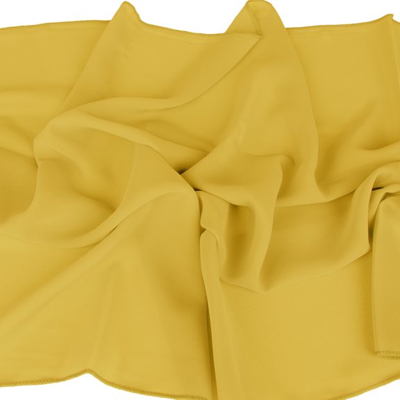 Koyal Wholesale Chiffon Table Runner 180-Inches Long,  Mustard Yellow Wedding Runners, Holiday Table Runners