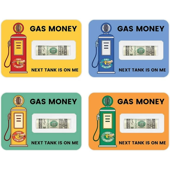Koyal Wholesale Christmas Money Holders 4pk Funny Gas Money Next Tank On Me 5x7