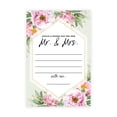 thumbnail image 1 of Koyal Wholesale Classic Peonies Wedding Advice & Well Wishes Guest Book Cards for Bride and Groom, 56 Pack, 1 of 5