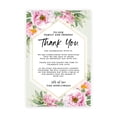 thumbnail image 1 of Koyal Wholesale Classic Peonies Wedding Thank You Place Setting Cards for Table Reception, Dinner Plates, 56-Pack, 1 of 5