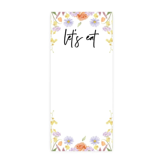 Koyal Wholesale Classic Spring Florals Printable Wedding Paper Menu Cards for DIY Printer, Pack of 52