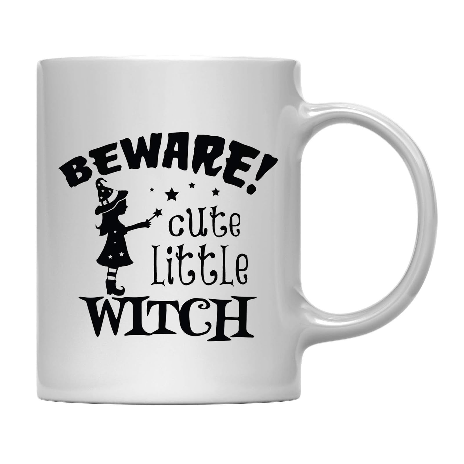 Koyal Wholesale Coffee Mug Beware Cute Little Witch, Halloween October Present Ideas with Gift