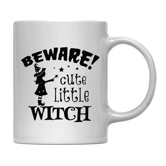 Koyal Wholesale Coffee Mug Beware Cute Little Witch, Halloween October Present Ideas with Gift Box