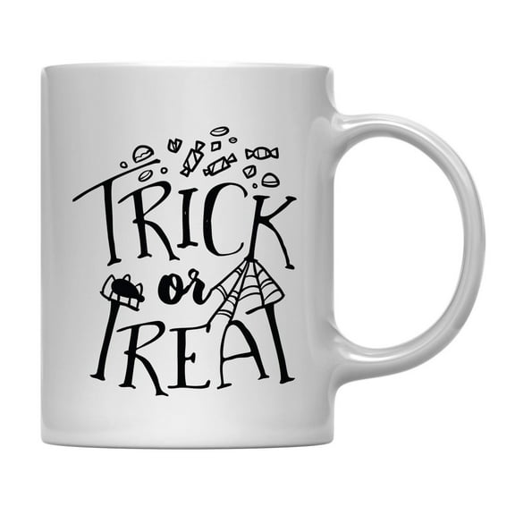 Koyal Wholesale Coffee Mug Trick or Treat Candy, Halloween October Present Ideas with Gift Box