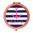 thumbnail image 1 of Koyal Wholesale Compact Mirror Bride to Be Wedding Gift, Rose Gold, Nautical, 1-Pack, 1 of 5