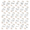thumbnail image 1 of Koyal Wholesale Coral Peach Roses Wedding Signs Bundle Set for Ceremony, Reception Decor Signage, 8.5 x 11", 30-Pack, 1 of 5