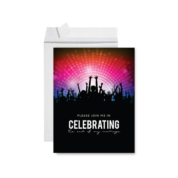 Koyal Wholesale Divorce Jumbo Card, Celebrating The End Of My Marriage