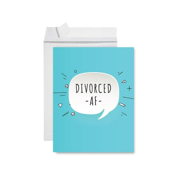 Koyal Wholesale Divorce Jumbo Card, Divorced AF