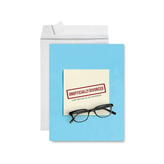Koyal Wholesale Divorce Jumbo Card, Unofficially Divorced Just Waiting On The Paperwork