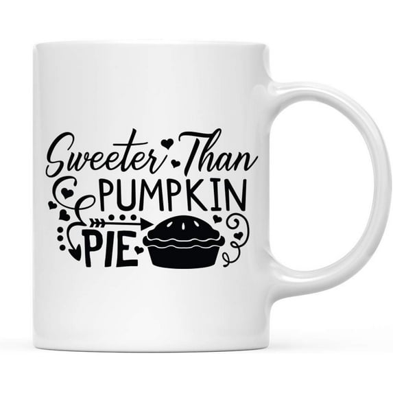 Koyal Wholesale Fall Autumn Season 11oz. Coffee Mug Gift, Sweeter Than Pumpkin Pie, 1-Pack