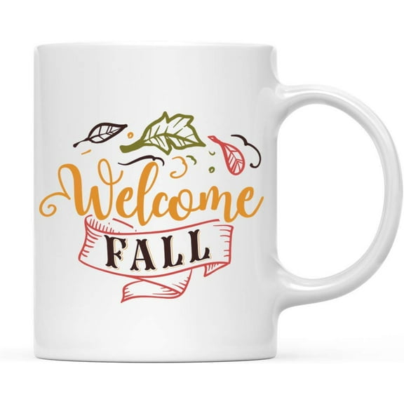 Koyal Wholesale Fall Autumn Season 11oz. Coffee Mug Gift, Welcome Fall, 1-Pack