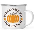 thumbnail image 1 of Koyal Wholesale Fall Autumn Season Stainless Steel Campfire Coffee Mug , Welcome to Our Patch, Pumpking Graphic, 1-Pack, 1 of 5