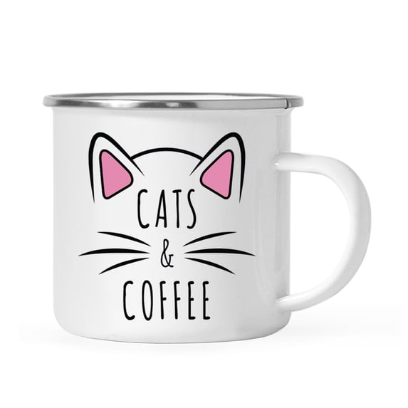 Koyal Wholesale Funny Cat Lover Campfire Coffee Mug, Cats & Coffee