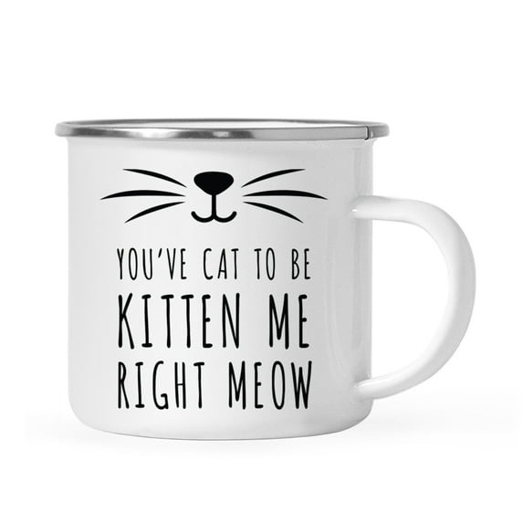 Koyal Wholesale Funny Cat Lover Campfire Coffee Mug, You've Cat To Be Kitten Me Right Meow
