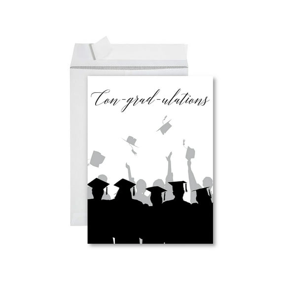 Koyal Wholesale Funny Congratulations Jumbo Card With Envelope, Con-grad-ulations, Graduation Greeting Card for College