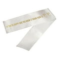 thumbnail image 1 of Koyal Wholesale Funny Divorce Party Sashes, Happy, 1 of 5
