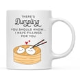 thumbnail image 1 of Koyal Wholesale Funny Food Pun 11oz. Ceramic Coffee Tea Mug, Dumpling, 1 of 5