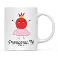thumbnail image 1 of Koyal Wholesale Funny Food Pun 11oz. Ceramic Coffee Tea Mug, Pomogranate, 1 of 5