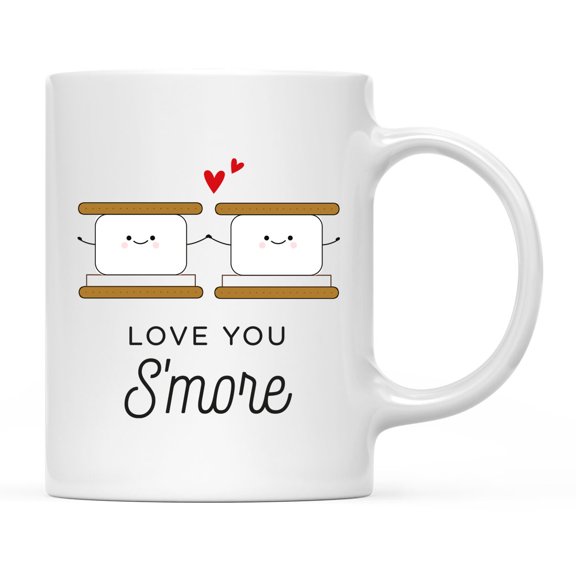 Koyal Wholesale Funny Food Pun 11oz. Ceramic Coffee Tea Mug, S'more