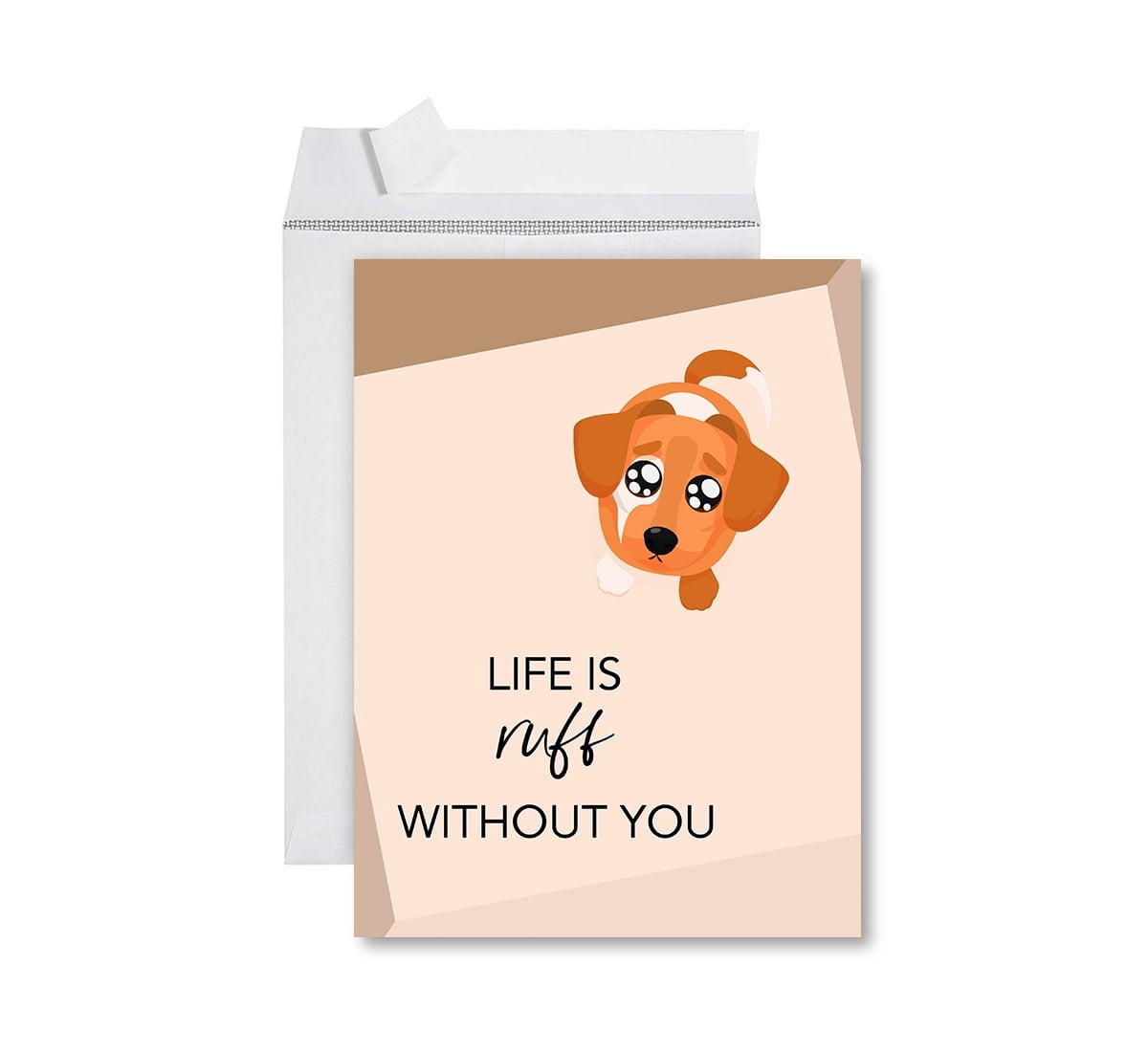 Without Ruff Koyal Wholesale Funny Miss You Jumbo Card, Life Is Ruff Without You ...