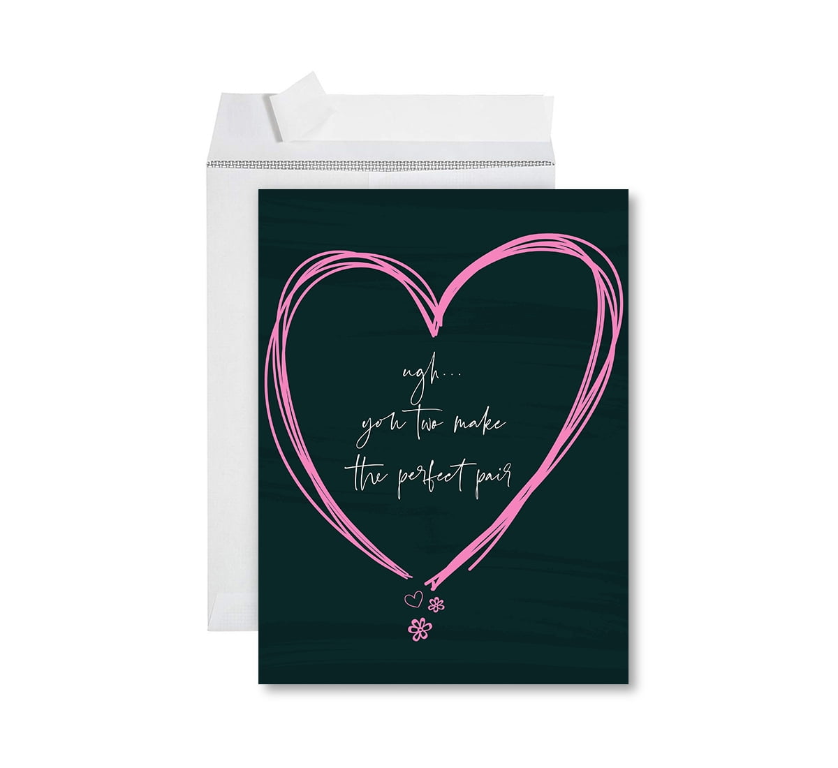 Koyal Wholesale Funny Wedding Jumbo Card, The Perfect Pair Blank