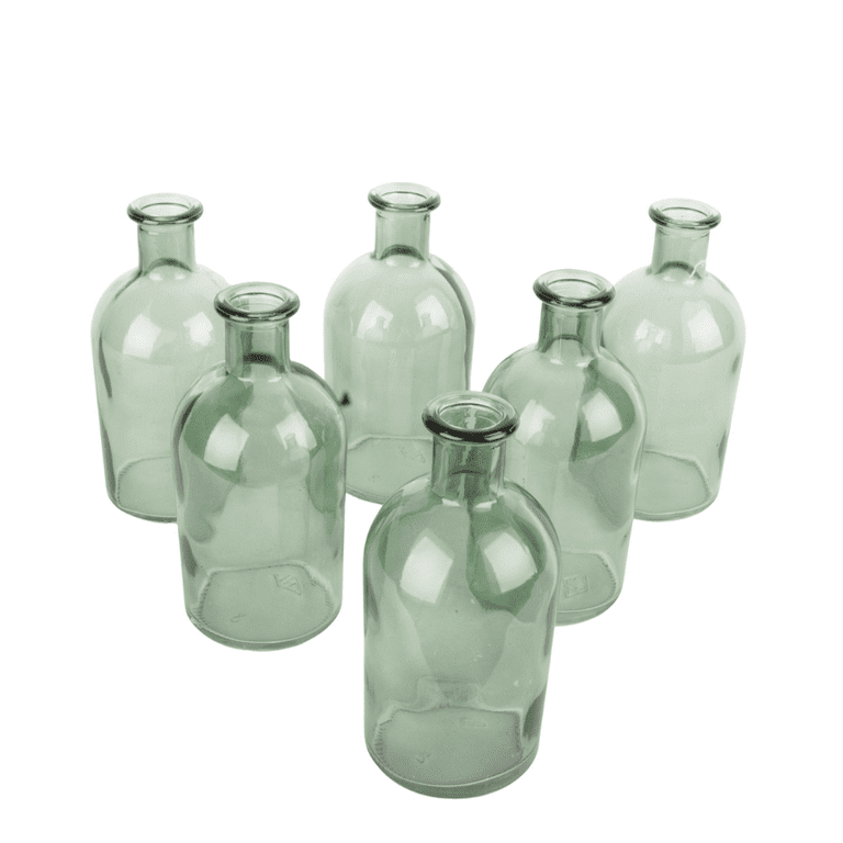 https://i5.walmartimages.com/seo/Koyal-Wholesale-Glass-Bud-Vases-Small-Apothecary-Bottles-Bulk-Decorative-Jars-Vintage-Green-Set-of-6_2c0e3cb5-f4bc-4b0e-a034-dcb7d0424b26.0903a92939db6b42e6c6e22c3565ce69.png?odnHeight=768&odnWidth=768&odnBg=FFFFFF