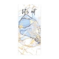 thumbnail image 1 of Koyal Wholesale Gold Blue Agate Printable Wedding Paper Menu Cards for DIY Printer, Pack of 52, 1 of 5