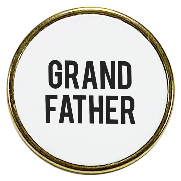 Koyal Wholesale Grandfather Enamel Lapel Pin, Wedding Party Button Pins for Wedding, 1-Piece