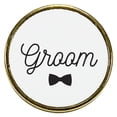 thumbnail image 1 of Koyal Wholesale Groom Enamel Lapel Pin, Wedding Party Button Pins for Wedding, 1-Piece, 1 of 5