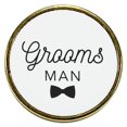 thumbnail image 1 of Koyal Wholesale Groomsman Enamel Lapel Pin, Wedding Party Button Pins for Wedding, 1-Piece, 1 of 5