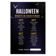 thumbnail image 1 of Koyal Wholesale Halloween Party What's In Your Purse Game Cards for Fun Activities, Bats & Spiders Themed, Pk-24, 1 of 5
