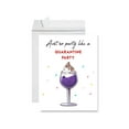 thumbnail image 1 of Koyal Wholesale Happy Birthday Quarantine Jumbo Card, Ain't No Party Like A Quarantine Party, Funny Social Distance, 1 of 5