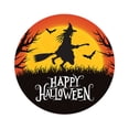 thumbnail image 1 of Koyal Wholesale Happy Halloween Stickers 2 Inch Round 120 Bulk Pk Witch on Broom Labels For Halloween Party Favors, 1 of 5
