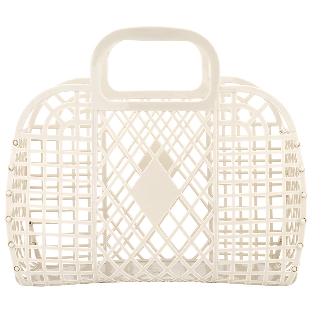 Koyal Wholesale Ivory Jelly Purse for Women Handbags for Bridesmaids Gifts, Kids Gift Baskets, Set of 10