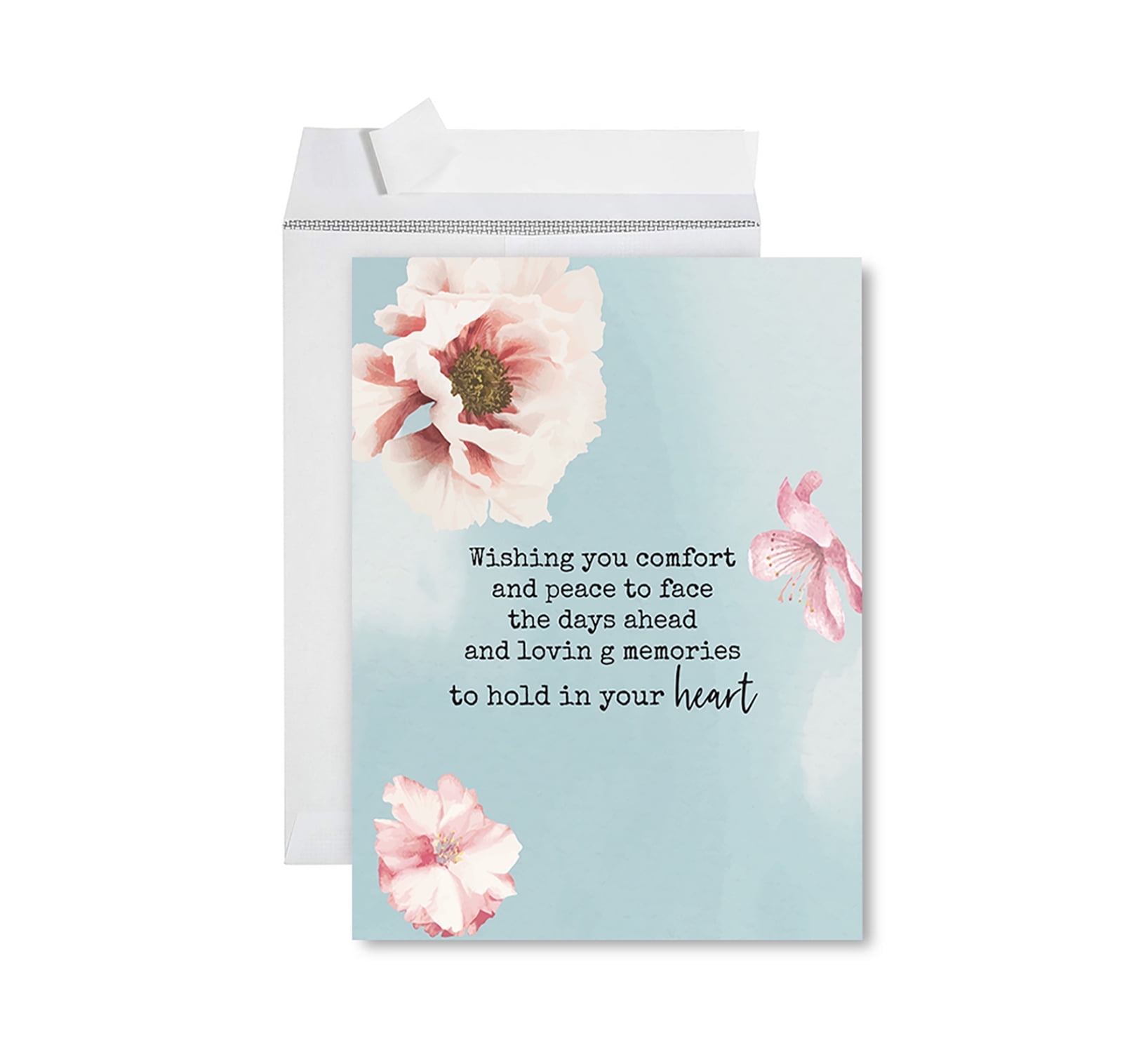 Koyal Wholesale Jumbo Sympathy Card With Envelope Sorry For Your Loss Card Wishing You Comfort 0319