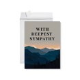 thumbnail image 1 of Koyal Wholesale Jumbo Sympathy Card with Envelope, Sorry For Your Loss Card, With Deepest Sympathy Mountains, 1-Pk, 1 of 5