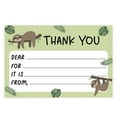 thumbnail image 1 of Koyal Wholesale Kids Fill in the Blank Thank You Cards - 20 Cards Including Envelopes Sloth, For Party Guests, 1 of 5