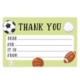 thumbnail image 1 of Koyal Wholesale Kids Fill in the Blank Thank You Cards - 20 Cards Including Envelopes Sports Theme, For Party Guests, 1 of 5