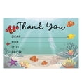 thumbnail image 1 of Koyal Wholesale Kids Fill in the Blank Thank You Cards - 20 Cards Including Envelopes Under The Sea, For Party Guests, 1 of 5