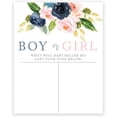 thumbnail image 1 of Koyal Wholesale Large Baby Shower Canvas What Will It Baby Be Cast Your Vote Sign, 16 x 20 Inches, Boy Or Girl Florals, 1 of 5