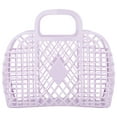 thumbnail image 1 of Koyal Wholesale Lavender Jelly Purse for Women Handbags for Bridesmaids Gifts, Kids Baskets, Set of 10, 1 of 5