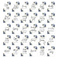 thumbnail image 1 of Koyal Wholesale Light Blue and Navy Blue Roses Wedding Signs Bundle 30 Set for Ceremony, Reception Decor, 30-Pack, 1 of 5