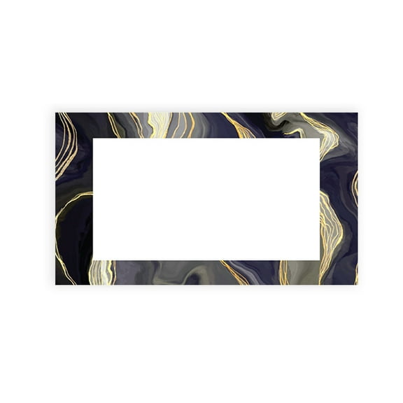 Koyal Wholesale Marble Agate Place Cards for Wedding Party Tables, Seating Name Place Cards for Holders, 60 Pack