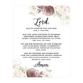 thumbnail image 1 of Koyal Wholesale Marriage Prayer Canvas Wall Art, Pink and Burgundy Floral Design, Wedding Registry Ideas, Anniversary, 1 of 5