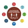 thumbnail image 1 of Koyal Wholesale Maximum Occupancy Limiting Store Occupancy For Social Distancing Business Signs, 50 Labels Vinyl Decals, 1 of 5