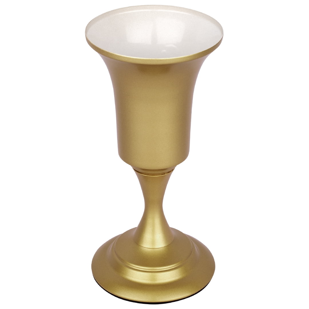 Koyal Wholesale Metal Trumpet Vases Elegant Flower Vases For