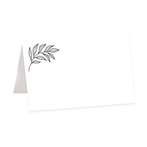 Koyal Wholesale Minimal Line Table Tent Place Cards for Wedding Party Tables, Seating Name Place Cards, 56 Pack