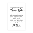 thumbnail image 1 of Koyal Wholesale Minimal Line Wedding Thank You Place Setting Cards for Table Reception, Dinner Plates, 56-Pack, 1 of 5