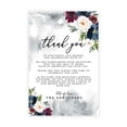 thumbnail image 1 of Koyal Wholesale Modern Rustic Florals Wedding Thank You Place Setting Cards for Table Reception, Dinner Plate, 56-Pk, 1 of 5
