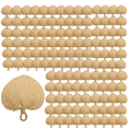 thumbnail image 1 of Koyal Wholesale Natural Raffia Hand Fans, Set of 120, Bulk Pack, Palm Leaf Hand Fans, Buri Fans, Handmade Raffia Fans, 1 of 5